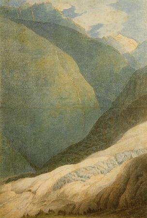 The Source of the Arveyron', Francis Towne, 1781